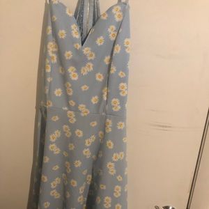 No Boundaries oped lace back daisy dress